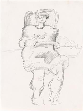 LE CORBUSIER Etude pour pêcheuse dhuitres.